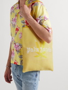 Palm Angels - Logo-Print Raffia Tote Bag