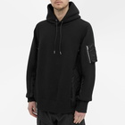 Sacai Men's MA- Hoody in Black