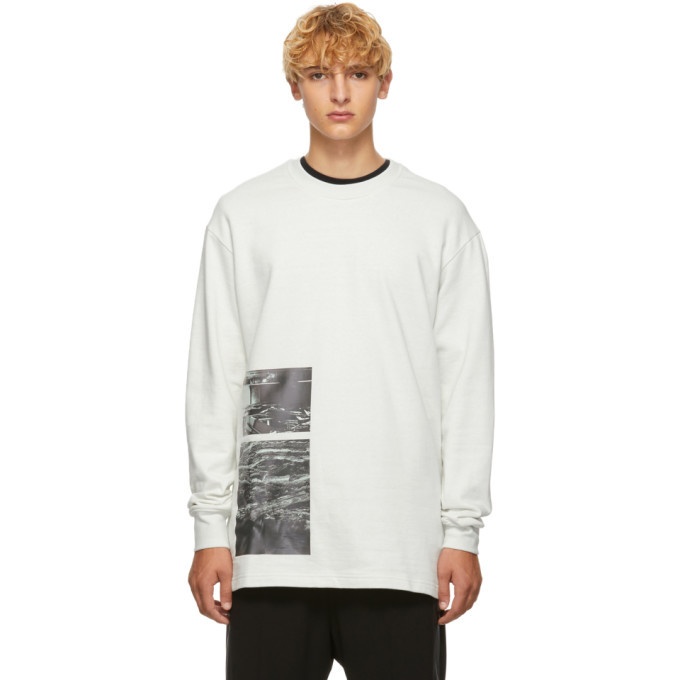 Photo: Song for the Mute White Stack Pullover Sweater