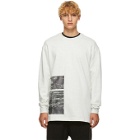 Song for the Mute White Stack Pullover Sweater