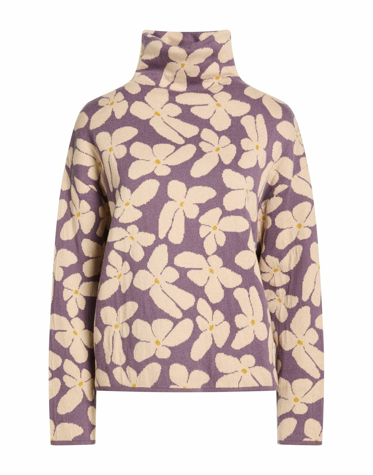 Alessia Santi Womens Turtleneck Mauve
