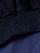 Kiton - Suede Harrington Jacket - Blue