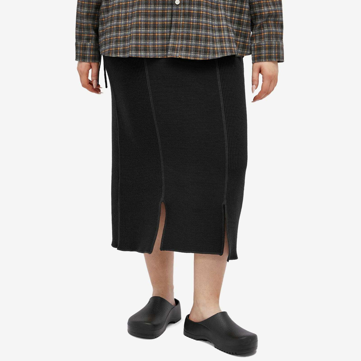 Beams Boy Women's Knit Skirt in Black 