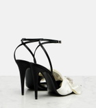 Saint Laurent Dove embellished sandals