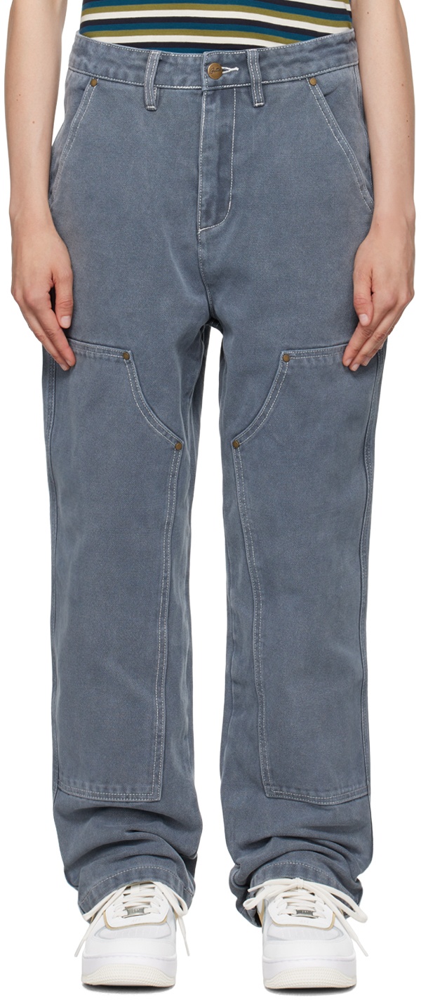 Photo: Butter Goods Gray Relaxed-Fit Trousers