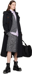 Comme des Garçons Shirt Gray Y-Neck Cardigan