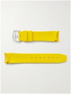 Horus Watch Straps - 20mm Rubber Integrated Watch Strap - Yellow