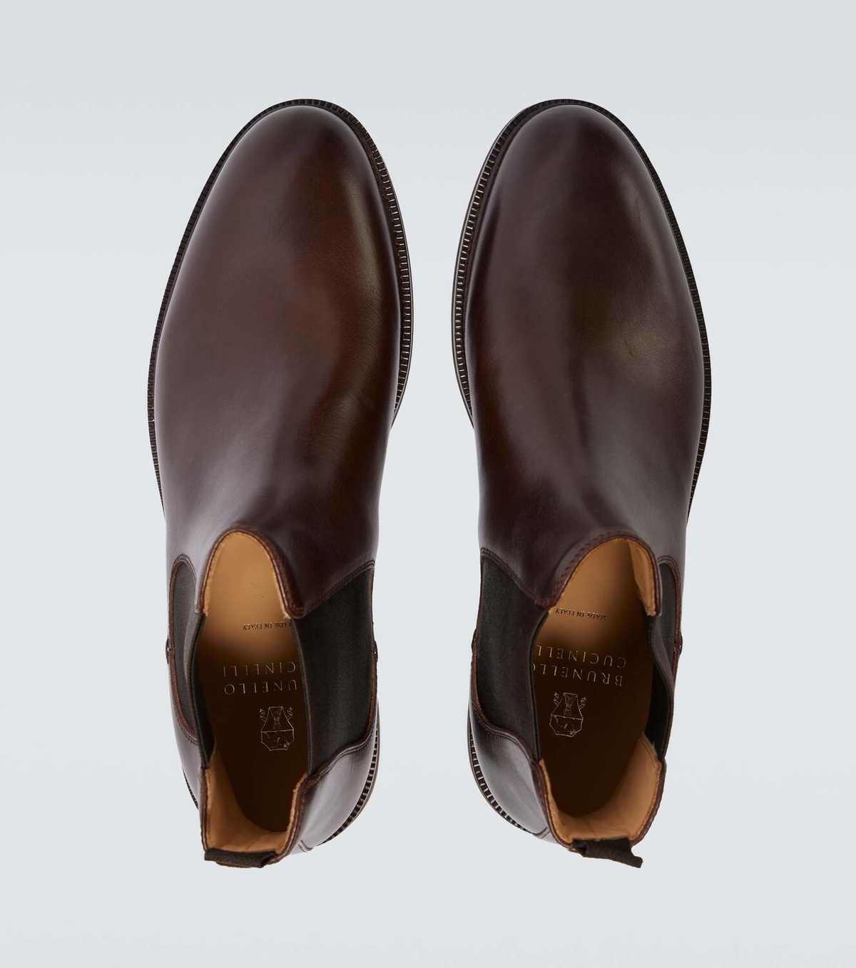 Brunello Cucinelli Leather Chelsea boots