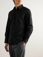 Theory - Sylvain Slim-Fit Cotton-Blend Poplin Shirt - Black