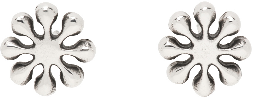MAPLE Silver Orbit Earrings
