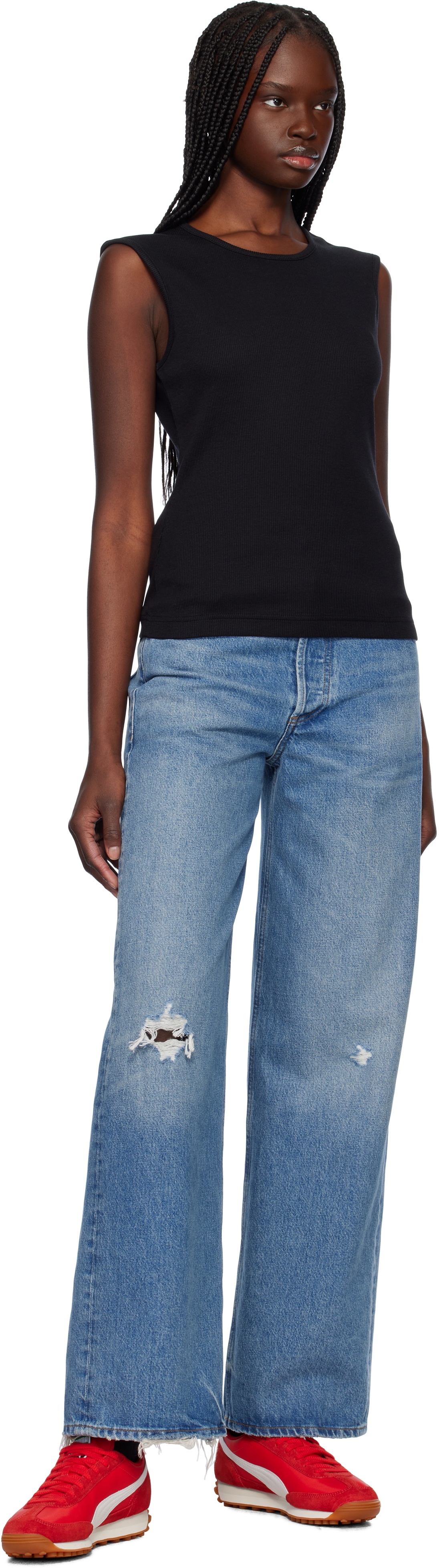 CDLP Black Rib Vest T-shirt