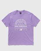 New Balance Nb Hoops Invitational Tee Purple - Mens - Shortsleeves