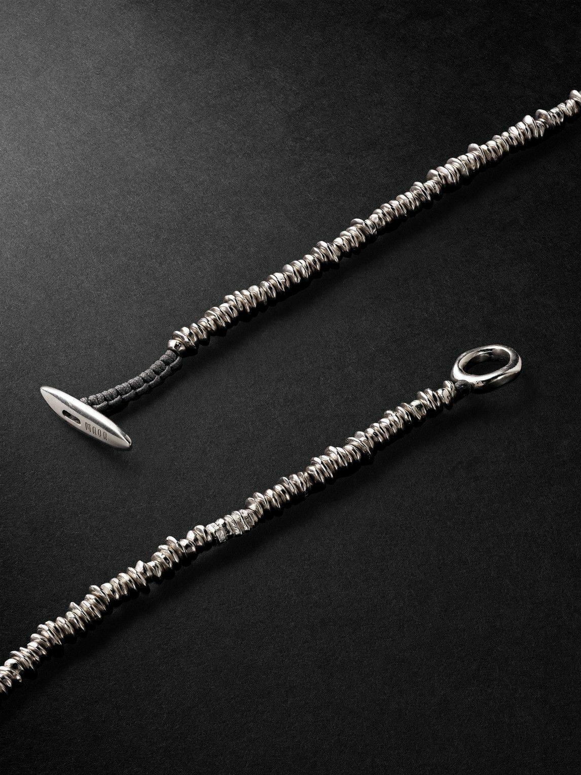 M. Cohen - Noix Sterling Silver Beaded Convertible Necklace