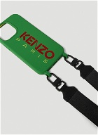 Logo iPhone 13 Pro Phone Case With Strap in Green