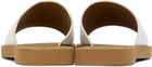 See by Chloé White Essie Slide Mules
