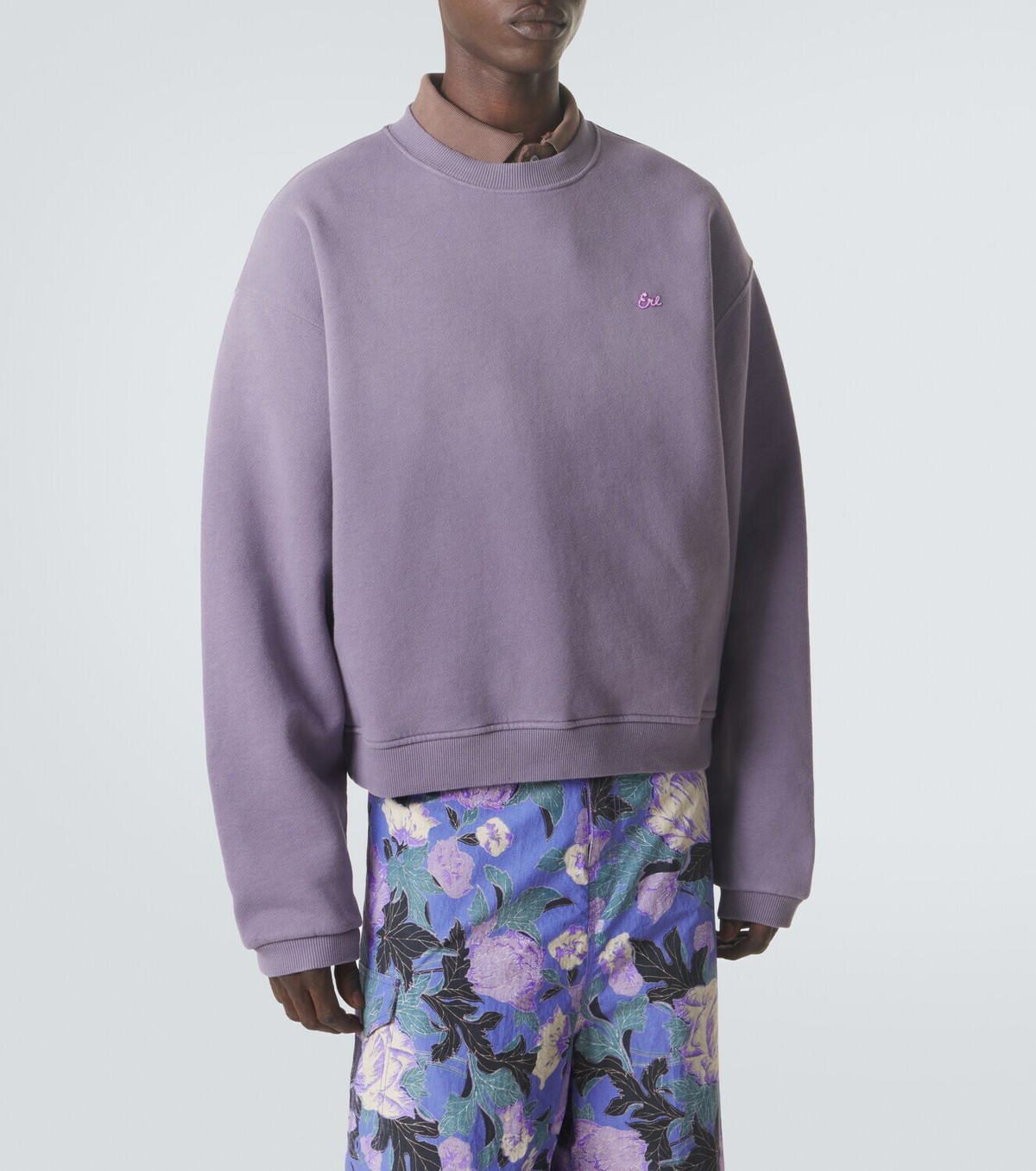 ERL Logo cotton sweatshirt