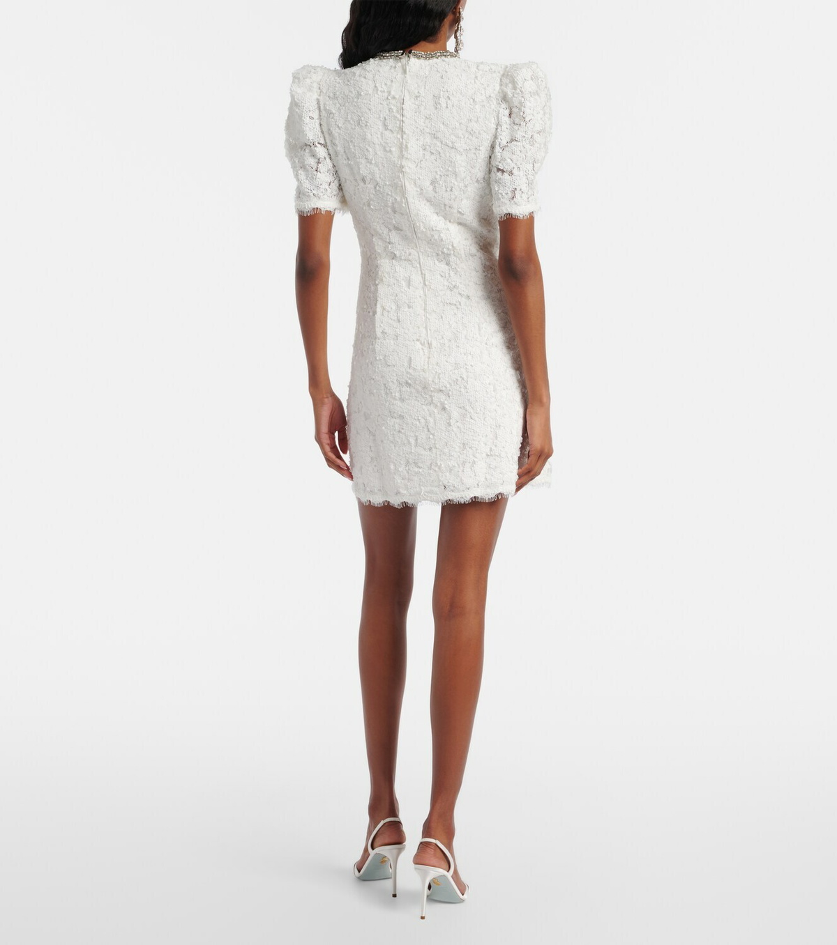 Rebecca Vallance Bridal Dillon embellished lace minidress