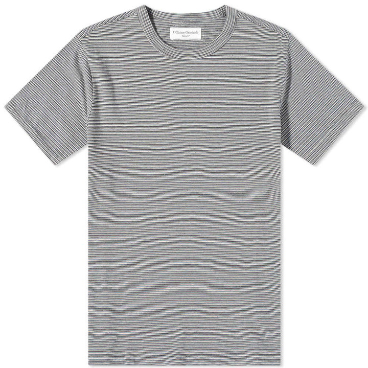 Photo: Officine Générale Fine Stripe Tee