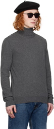 Maison Margiela Gray High-Neck Turtleneck