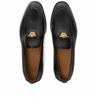 Versace Men's Medusa Head Loafer in Black/Gold