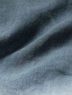 Portuguese Flannel - Convertible-Collar Dip-Dyed Linen Shirt - White