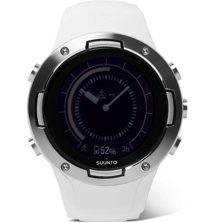 Photo: Suunto - 5 G1 GPS 46mm Stainless Steel and Silicone Digital Watch - White