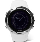 Suunto - 5 G1 GPS 46mm Stainless Steel and Silicone Digital Watch - White