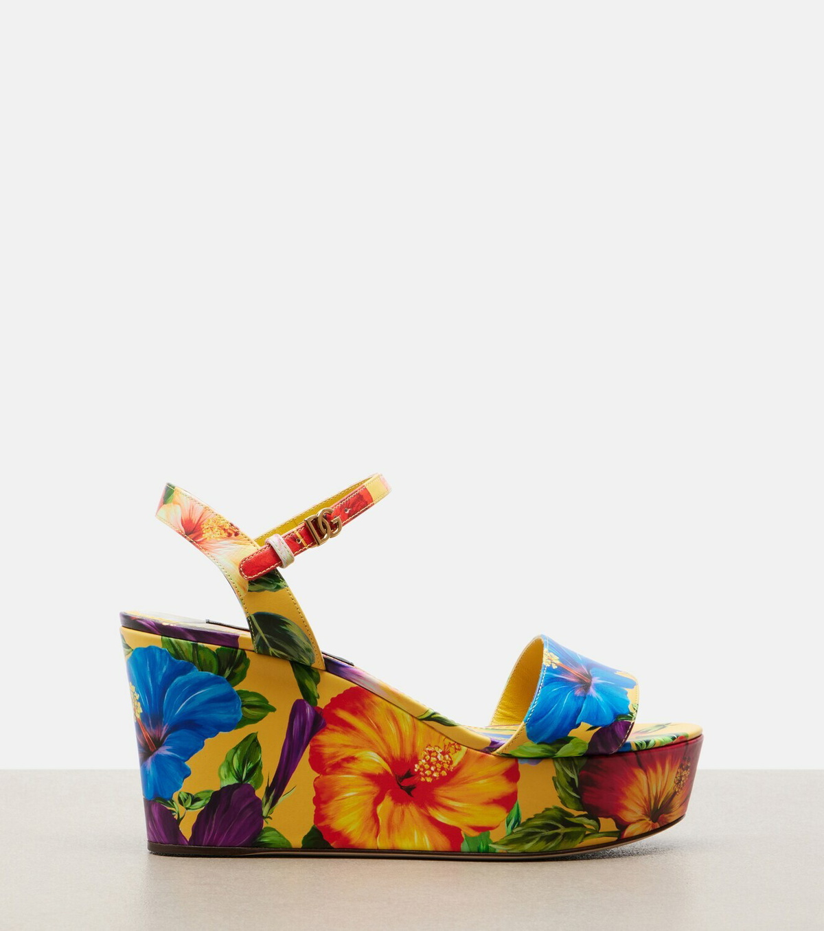 Dolce&Gabbana Bianca floral wedges