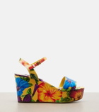 Dolce&Gabbana Bianca floral wedges