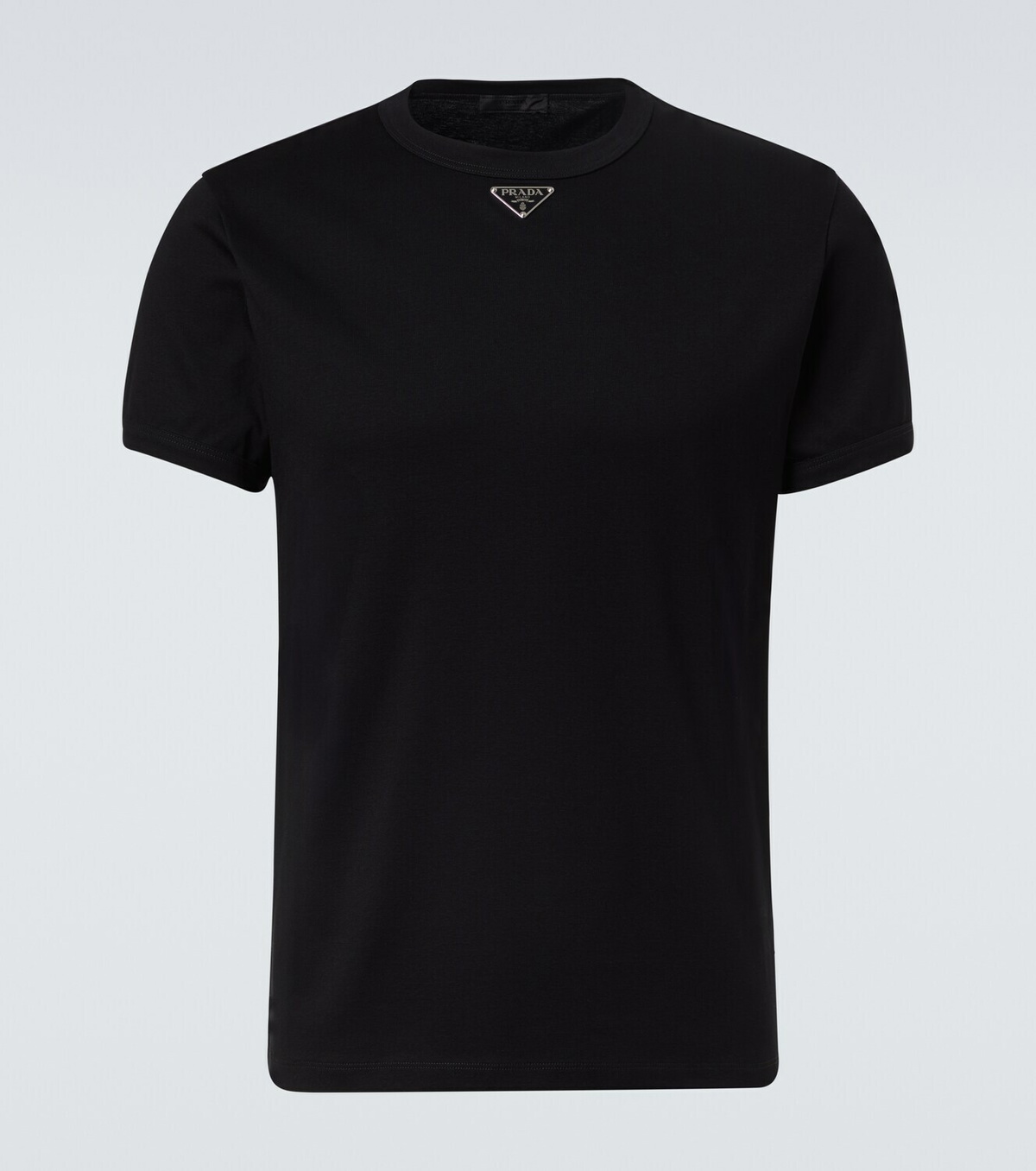 Prada Triangle cotton jersey T-shirt Prada