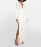 Louisa Ballou Long Helios jersey maxi dress
