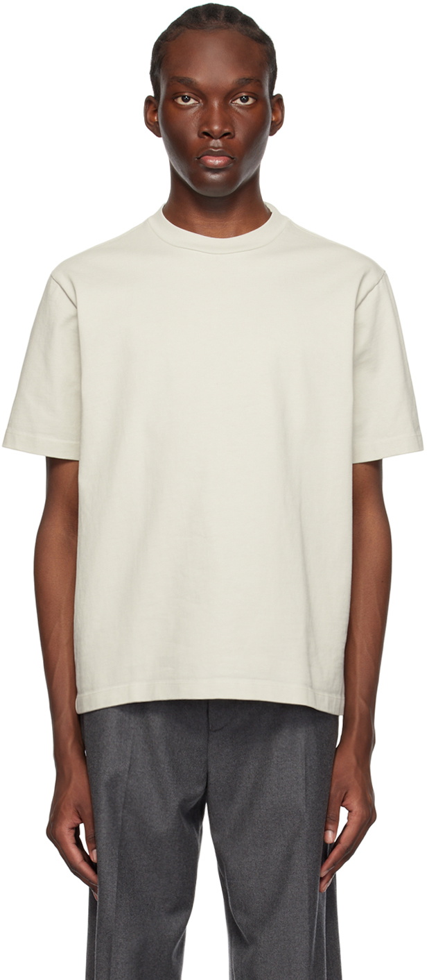 Lady White Co. Taupe Rugby T-Shirt