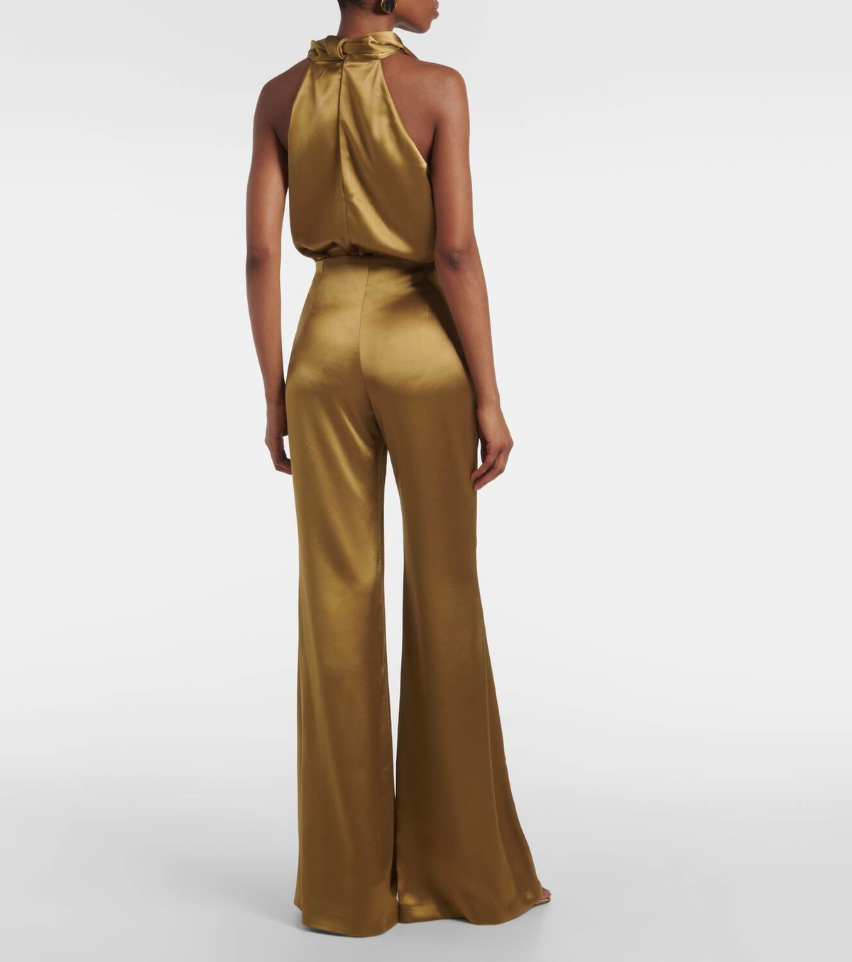 Galvan Atruvia satin wide-leg pants