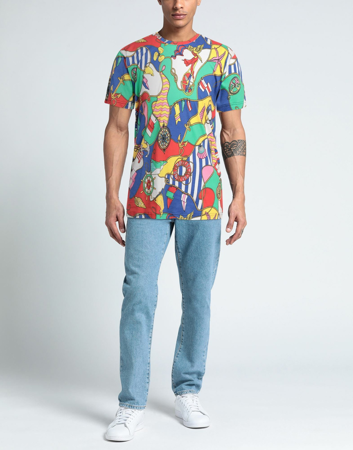 Moschino Mens T-shirt in Green