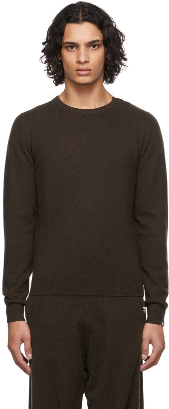 Photo: extreme cashmere Brown N°36 Be Classic Sweater