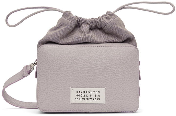 Photo: Maison Margiela Purple Logo Crossbody Bag