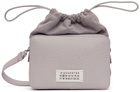 Maison Margiela Purple Logo Crossbody Bag