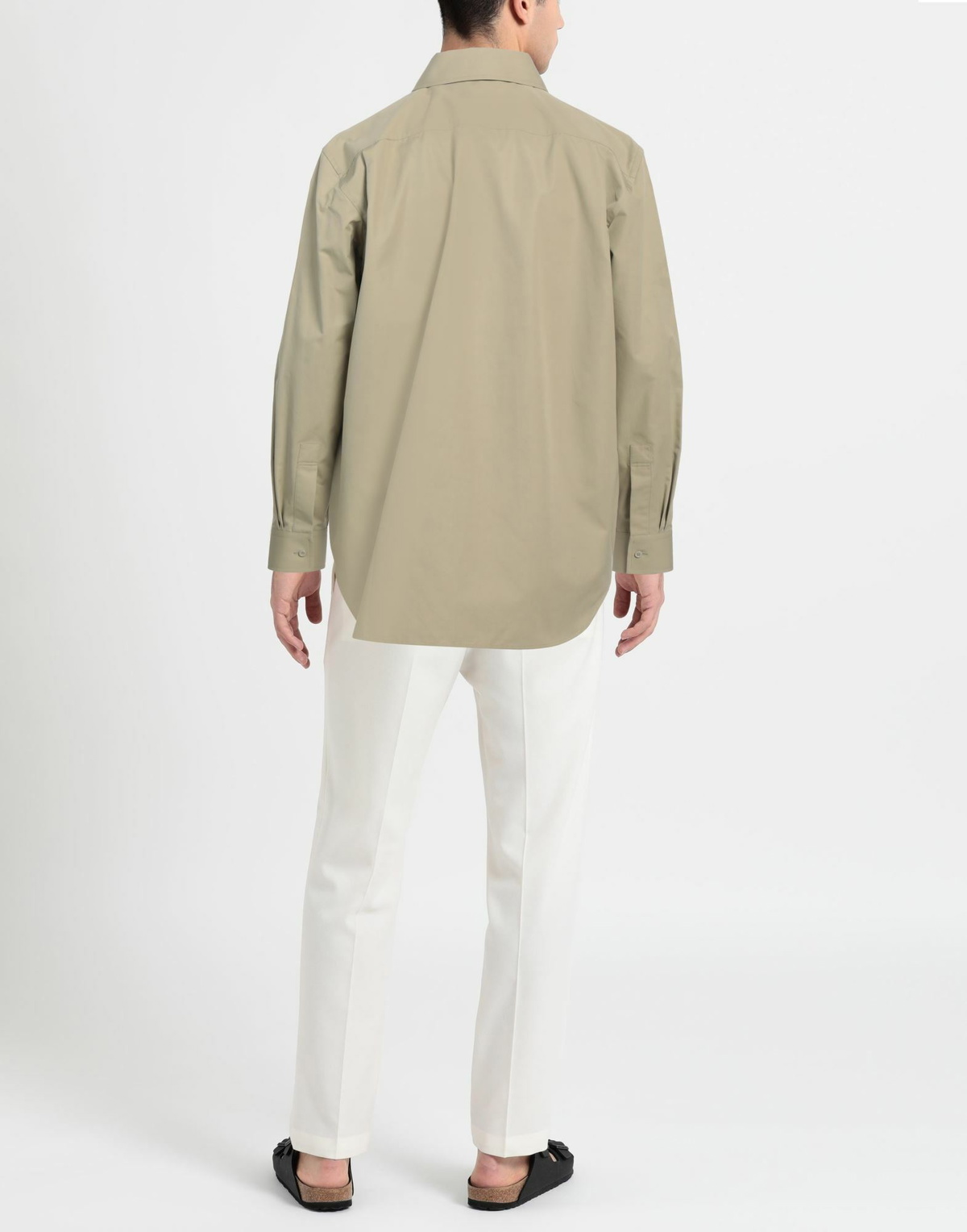 Burberry Mens Shirt Military in Green