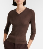 Vince Ribbed-knit cashmere and silk sweater
