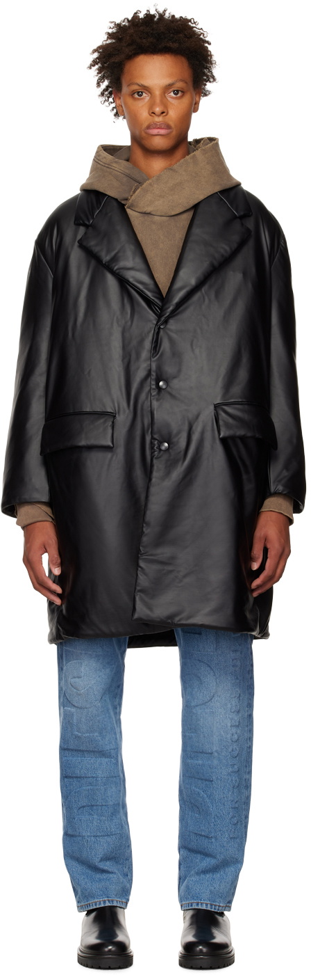 Diesel Black J-Cleve-Ny Coat Diesel