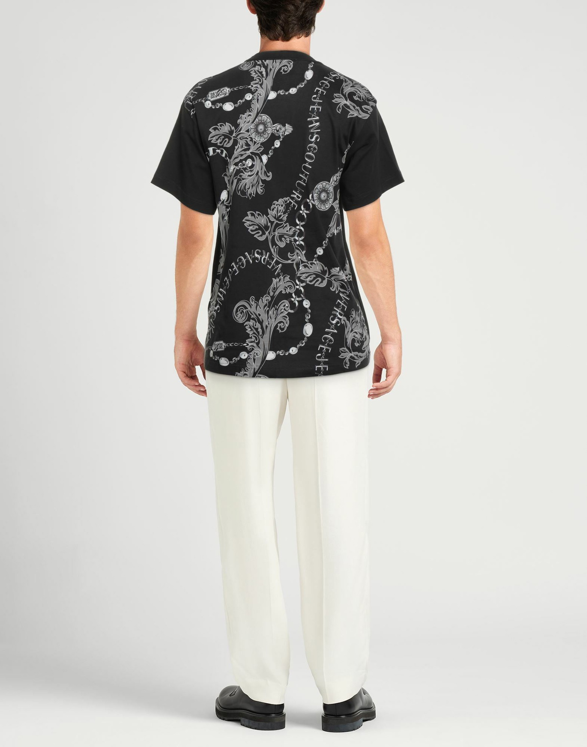 Versace Jeans Couture Mens T-shirt in Black