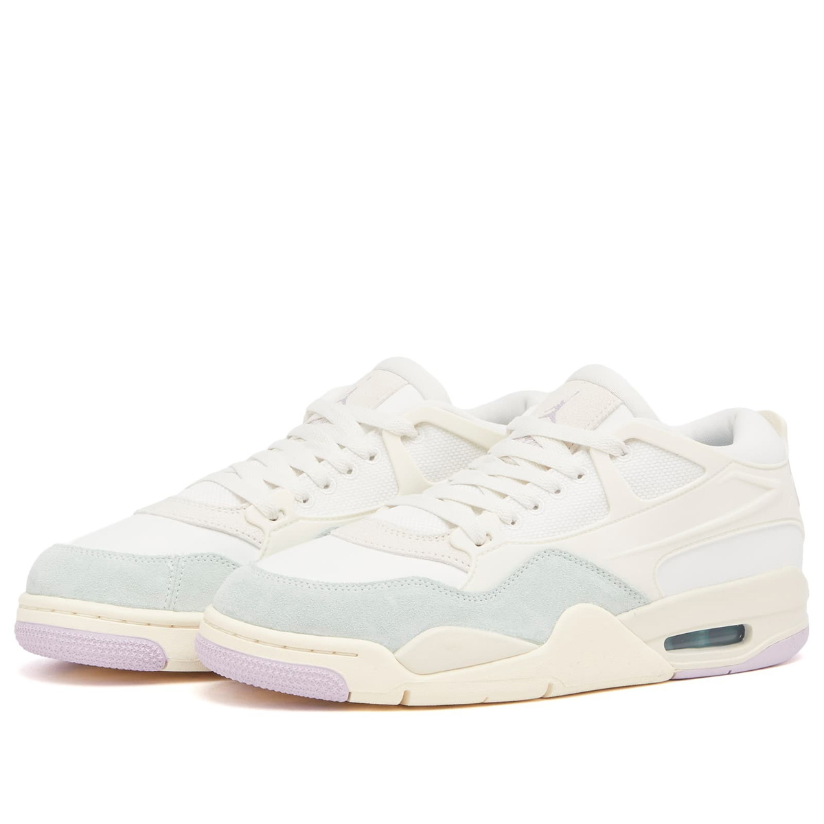 Air Jordan Women's 4 RM W Sneaker in Sail/Igloo/Cactus Nike