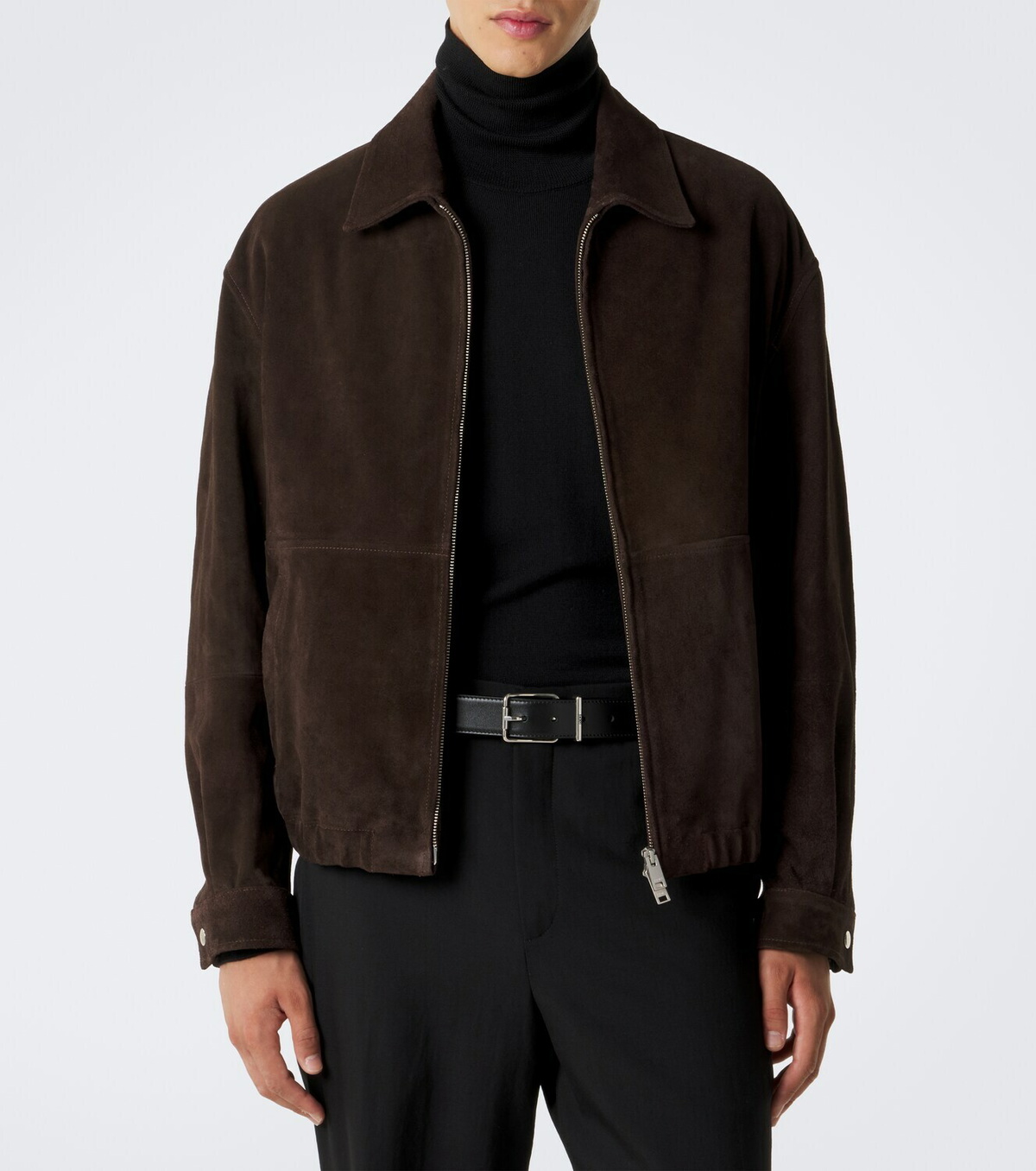 Arma Maddox suede blouson jacket