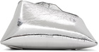 The Attico Silver '8.30 PM' Oversized Clutch