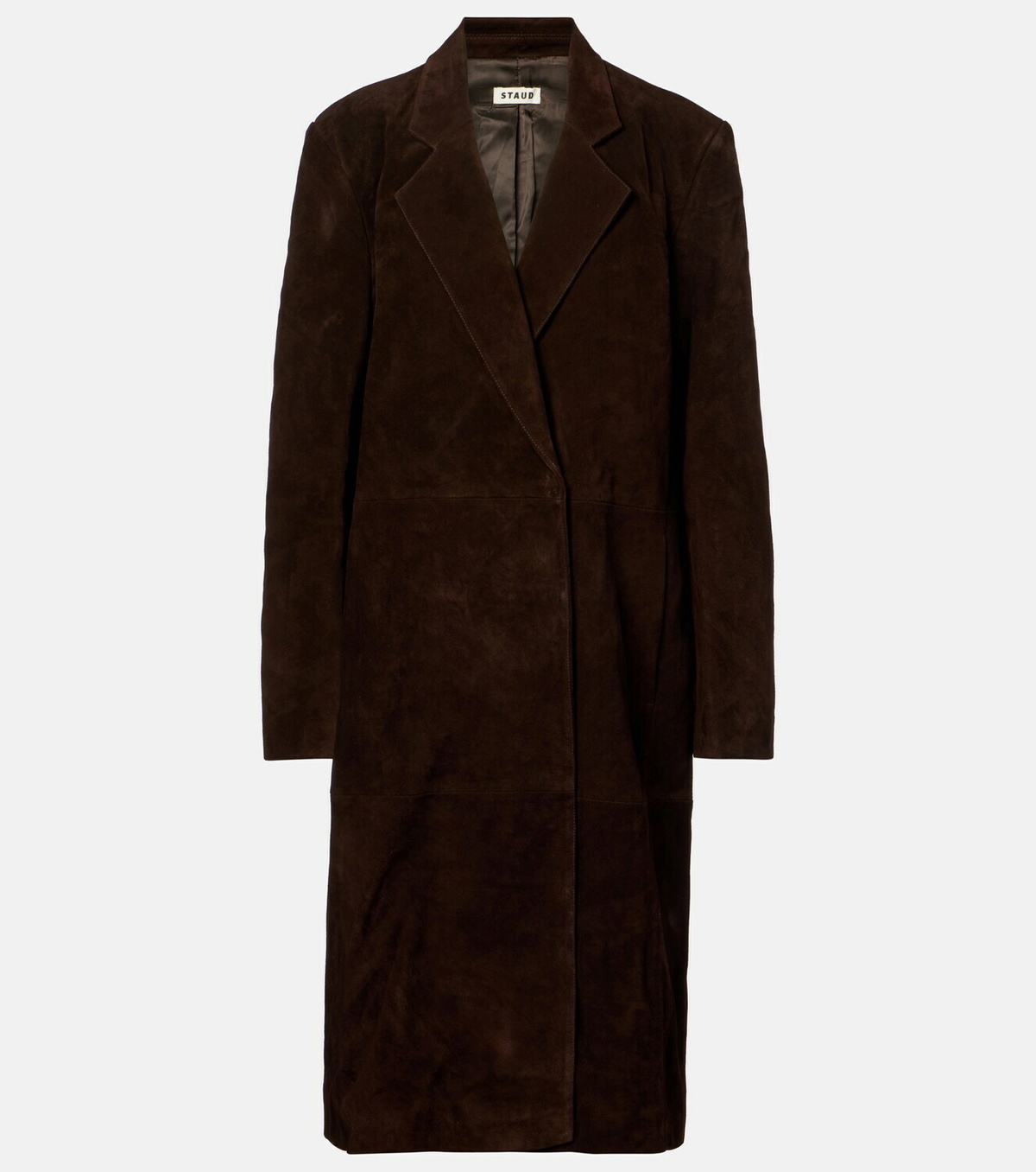 Staud Sabine suede coat