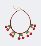 Jennifer Behr Maraschino beaded necklace
