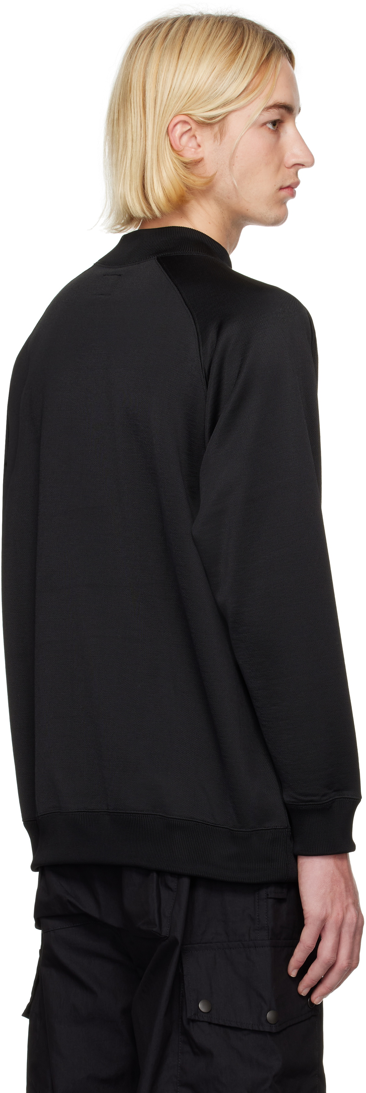 NEEDLES Black Mock Neck T-shirt Needles