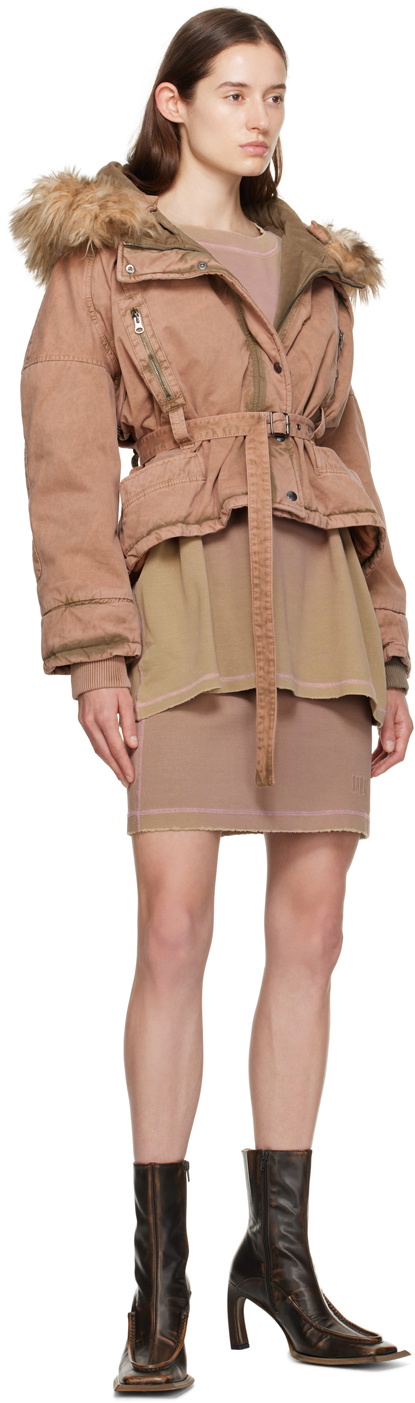 KNWLS Beige CRNG Midi Skirt