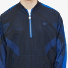 Adidas Men's Blue Version Half-zip Soccer Track Top in Power Blue