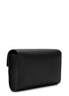 Savette Symmetry Mini Grained Leather Clutch - Black - One Size